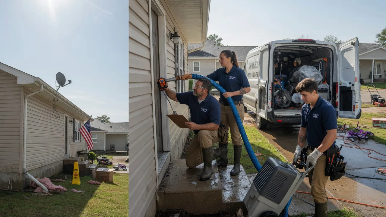 Ceiling Water Damage Restoration in Dorset, OH near me