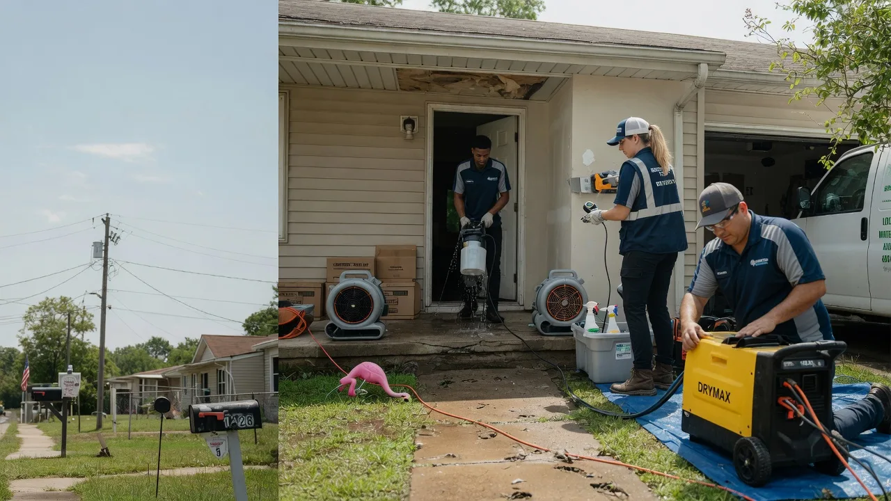 Storm Damage Water Removal in Dorset, OH near me